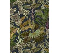 Josephine Munsey Carta da parati Palm Grove - Midnight and Green