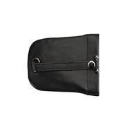 Josephine Osthoff Porta chiavi in pelle con protezione RFID - Grande campana porta chiavi per uomini e donne, con clip in metallo e chiusura a scatto (Modello 968) - Nero