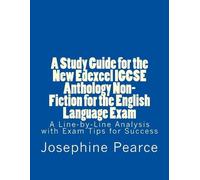 Josephine Pearc A Study Guide for the New Edexcel IGCSE Anthology No (Tascabile)