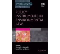 Josephine Van Zeben Policy Instruments in Environmental Law (Copertina rigida)