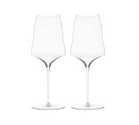 Josephinenhütte JOSEPHINE N° 2 Bicchieri da Vino [IL BICCHIERE PER GLI AMATORI] - lavorati a mano e soffiati a bocca - set da 2 per vino bianco, rosato e rosso di medio corpo - design funzionale per