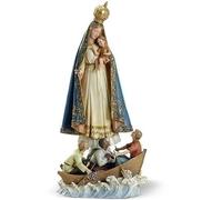 Joseph's Studio Statua della Madre Rinascimento della Vergine Caridad Del Cobre, 33 cm.