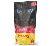 16 sacchetti Josera da 70 g filetto pollo con manzo cibo umido cibo per gatti
