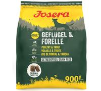 JOSERA Geflügel Forelle 900 g cibo secco senza cereali per cani attivi