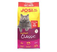 JOSERA JosiCat Classic Sterilised cibo secco per gatti sterilizzati 15kg + 3kg gratis