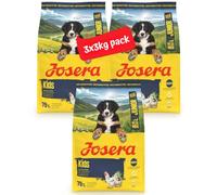 JOSERA Junior Kids pollo e riso (3 x 3 kg), cibo secco di alta qualità per cani di taglia grande, per allevare e fornire ottimali cuccioli più grandi a partire dalla 6a settimana di vita, senza