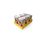 JOSERA Meat Lovers Junior Pure Beef (6 x 400 g) | Junior | Alimento umido di alta qualità per cuccioli e cani giovani | Extra quantità di carne di manzo e olio di salmone, senza cereali | Alimento