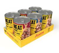 Josera Meatlovers Menù 12 x 400 g Alimento umido per cani - Mix: Anatra e Zucca, Manzo e Patate, Pollo e Carote