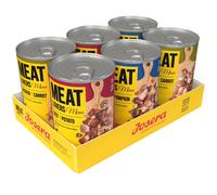 Josera Meatlovers Menù 12 x 400 g Alimento umido per cani - Mix: Anatra e Zucca, Manzo e Patate, Pollo e Carote
