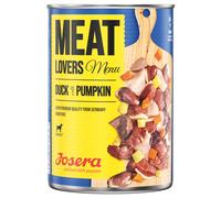 Josera Meatlovers Menù 6 x 800 g Alimento umido per cani - Anatra e Zucca