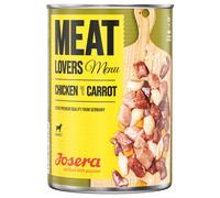 Josera Meatlovers Menù 6 x 800 g Alimento umido per cani - Pollo e Carote