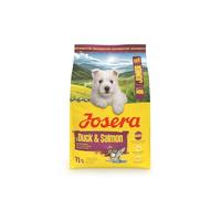 JOSERA Mini Junior Anatra e salmone (1 x 3 kg), cibo secco di alta qualità per cani in crescita fino a 10 kg dalla 6a settimana, cibo per cuccioli per uno sviluppo ottimale, piccole crocchette, senza