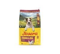 JOSERA Mini pollo e riso per adulti (1 x 10 kg), cibo secco di alta qualità per cani adulti di piccole razze | con biotina per pelle e pelo | piccole crocchette | extra tollerabile | senza glutine |