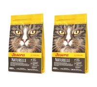 JOSERA Naturelle (1 x 400 g) | cibo per gatti senza cereali con contenuto di grassi moderato | ideale per gatti sterilizzati | cibo secco super premium per gatti adulti | confezione da 2