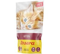 JOSERA Paté Kitten (16 x 85 g) | cibo per gatti senza cereali con pollo, carota e olio di salmone, cibo umido di alta qualità per gatti in crescita, confezione da 16