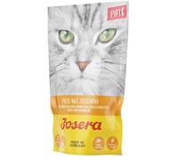 JOSERA Paté Tacchino con Zuccini (16 x 85 g) | cibo per gatti senza cereali con olio di salmone. cibo umido di alta qualità per gatti adulti. confezione da 16