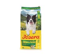 JOSERA Salmone e patate per adulti (1 x 12,5 kg), cibo secco di alta qualità per cani adulti (anche anziani), monoproteina, 100% salmone, poche proteine, senza cereali, cibo per cani, confezione da 1