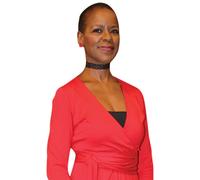 Josette Simon (Red Dress) Half Body Buddy Cutout