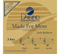 Josh Baldwin - Made For More [Accompaniment/Performance Track]