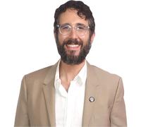 Josh Groban (Tan Suit) Half Body Buddy Cutout