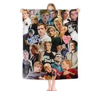 Josh Hutcherson Coperta in flanella super morbida per divano, letto, ufficio, viaggio o decorazione per la casa, 101,6 x 152 cm