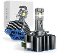 JOSHF Lampadina Led D3S/D3R, 120W 30000LM 6000K +700% di Luminosità per i fari Auto, Kit di Sostituzione Lampadine Xenon HID 35W D3S - Canbus Senza Errori, DC 12V (2 lampada)