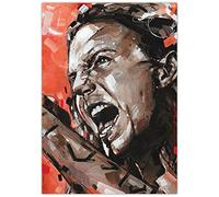 JosHoppenbrouwers Eddie Vedder, poster di Pearl Jam 29,7x42 cm (A3)