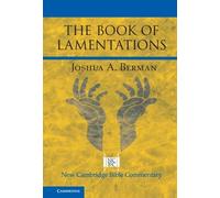 Joshua A. Berman The Book of Lamentations (Tascabile)