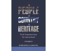 Joshua Gerstein A People, A Country, A Heritage Volume II (Tascabile)