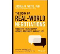 Joshua N. Weiss The Book of Real-World Negotiations (Copertina rigida)