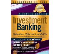Joshua Pearl Joshua Rosenbaum Investment Banking (Tascabile) Wiley Finance