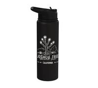 Joshua Tree National Park Camping Stato della California Stainless Steel Insulated Water Bottle