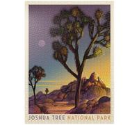 Joshua Tree National Park: Into The Evening, poster vintage - Puzzle da 1000 pezzi per adulti