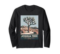 Joshua Tree National Park Vintage Campeggio Escursionismo Uomo Donna Maglia a Manica