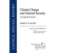 Joshua W. Busby Climate Change and National Security (Tascabile)