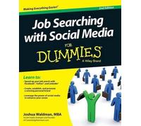Joshua Waldman Job Searching with Social Media For Dummies (Tascabile)
