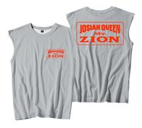 Josiah Queen Mt Zion Canotte senza maniche T-Shirt Port Vest Unisex Casual Outdoor Sportwear, Grigio, M