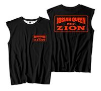 Josiah Queen Mt Zion Canotte senza maniche T-Shirt Port Vest Unisex Casual Outdoor Sportwear, Nero , XS