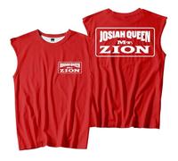 Josiah Queen Mt Zion Canotte senza maniche T-Shirt Port Vest Unisex Casual Outdoor Sportwear, Rosso, 3XL