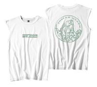 Josiah Queen Mt Zion Merch Canotte senza maniche T-Shirt Port Vest Unisex Casual Outdoor Sportwear, bianco, XL