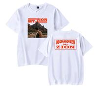 Josiah Queen Mt Zion Merch t-shirt unisex casual girocollo manica corta moda t-shirt, bianco, 3XL
