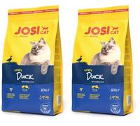 JosiCat Crispy Duck (1.9 kg) | cibo secco premium per gatti adulti | cibo per gatti | Powered by JOSERA | confezione da 2