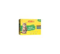 JosiCat Multipack Mixed Selection in salsa (12 x 85 g) | Adult | Cibo umido premium in salsa per gatti adulti | Multipack con 4 varietà | Senza conservanti | Confezione da 12 pezzi