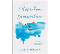 Josie Balka – I Hope You Remember – Poesie sull'amore, il desiderio e la vita – Copertina rigida