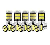 Joskeijky 10 Pezzi W5W T10 LED Lampadine 4014 26SMD Car Interner Cupola Tetto Lampada Piastra di Immatricolazione Segnale Lampada Coda Scatola Lampadine 12V Luce Bianca