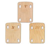 Joskeijky 3 Pezzi Cunei per Collo Chitarra Accessori Per Strumenti Musicali Protezione 0.25, 0.5 e 1 Strumento Piastra Collo Chitarra
