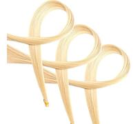 Joskeijky 3 Pezzi Series Violino Archetto Kit di Sostituzione dei Capelli Violino 29,2 Pollici Violino Archetto Rehair Strumenti Musical Bow Capelli Violino Cavallo Crin, Bianco