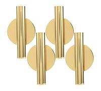 Joskeijky 4 Pezzi Supporto a Parete Decorazione Vaso in Metallo per Tubo di Fiore Parete Supporto Vaso Secco per Visualizzazione Decorazione Floreale,