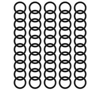 Joskeijky 50 x Guarnizione Torica in Gomma Nitrile Nero 11 mm x 15 mm x 2 mm Rondella di Tenuta Tamponi in Gomma
