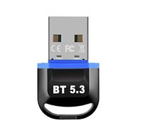 Joskeijky Adattatore USB Bluetooth per PC Dongle USB Bluetooth 5.3 Connettore Bluetooth Ricevitore Chiavetta USB per computer